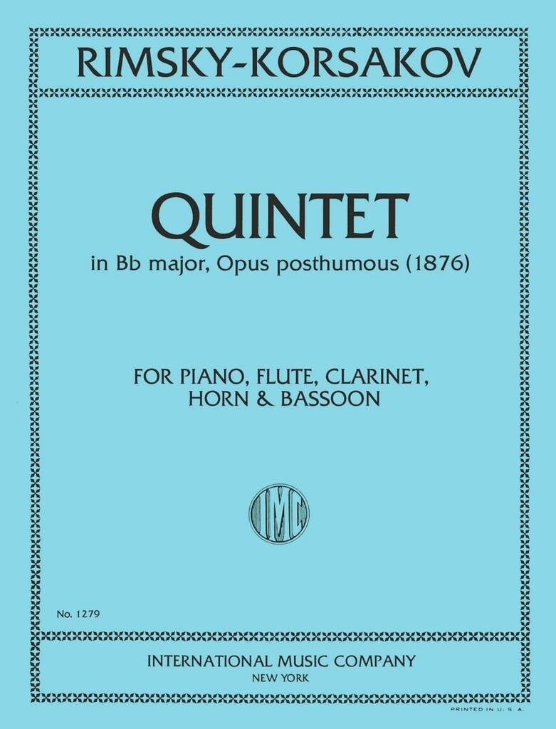 Quintetto Si B Op. Post.